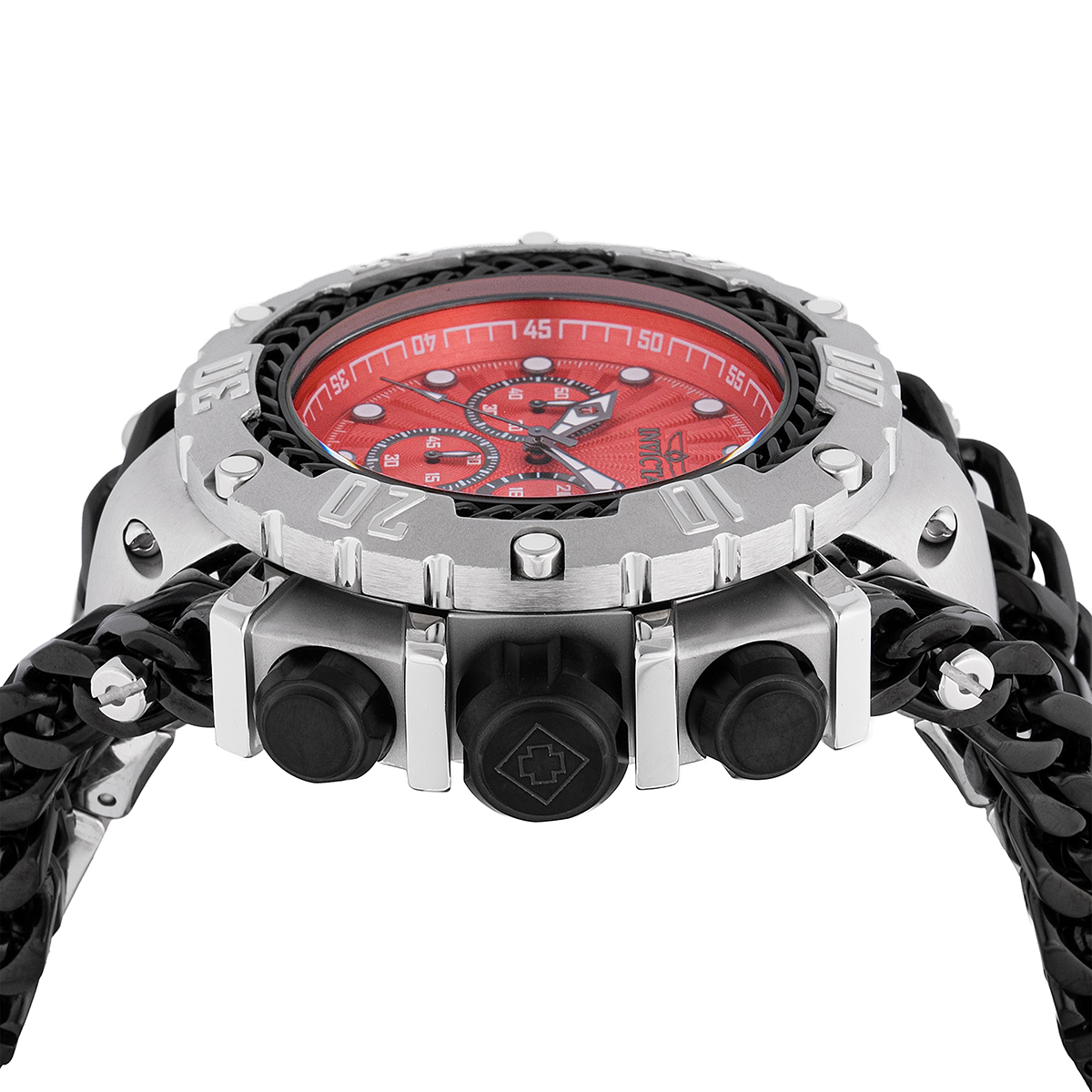 Invicta Gladiator Men's Watch - 58.3mm, Black, Steel (48187)