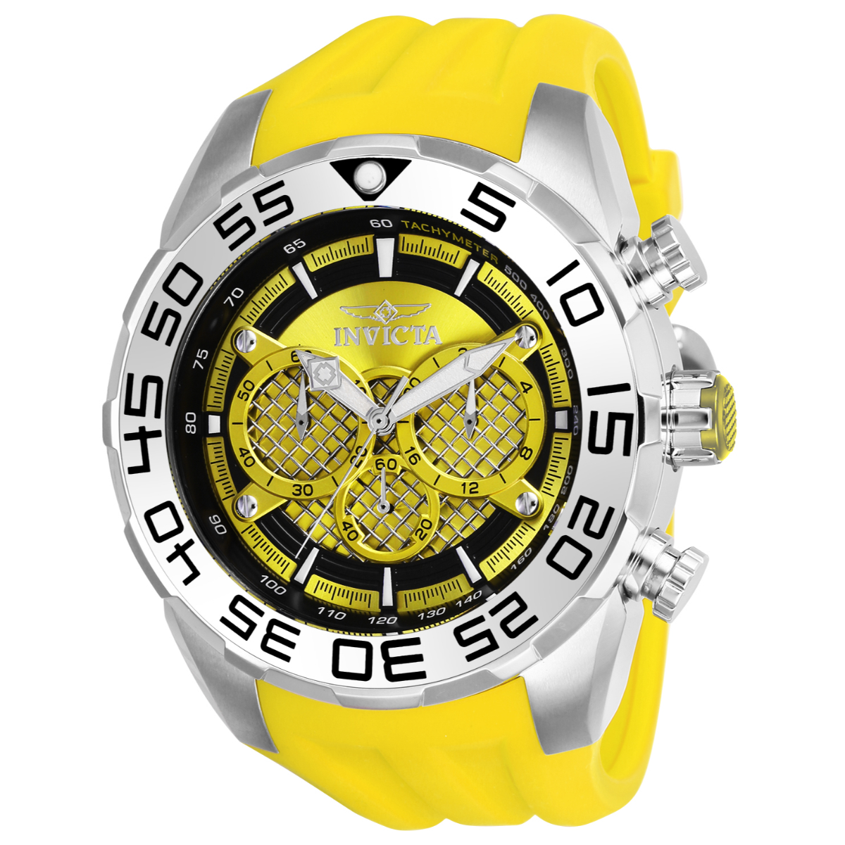 Invicta Speedway Men's Watch - 50mm, Yellow (26298)
