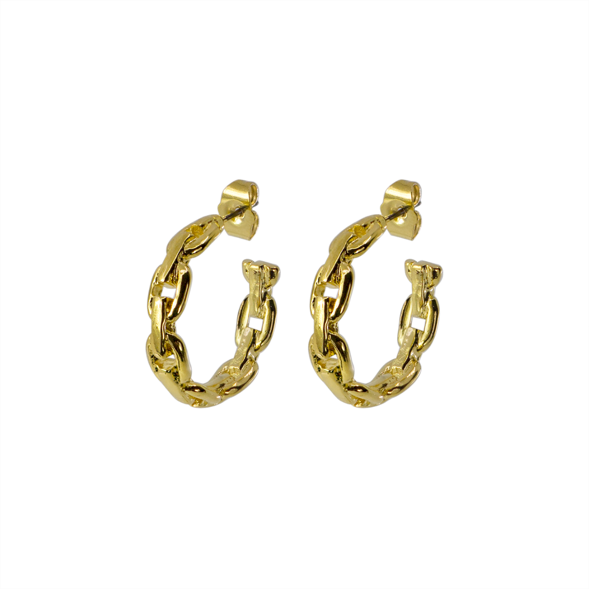 Invicta Angel Women's Earrings, Gold, 1" (MM-00639)