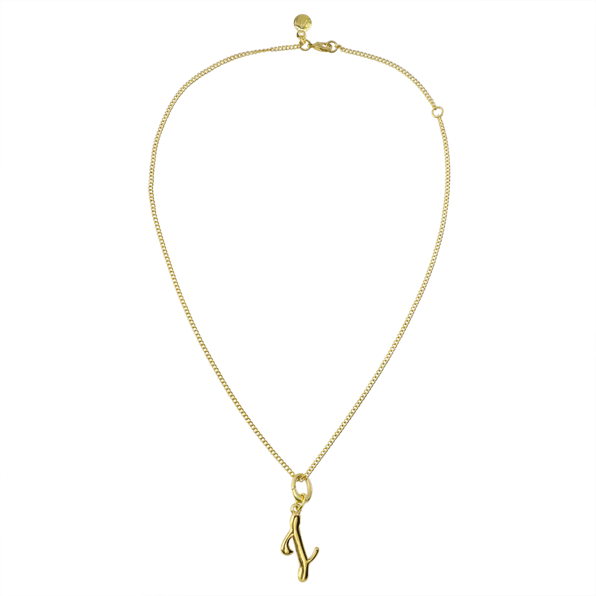 Invicta Angel Women's Initial I Necklace, Gold, 18" (MM-00675)