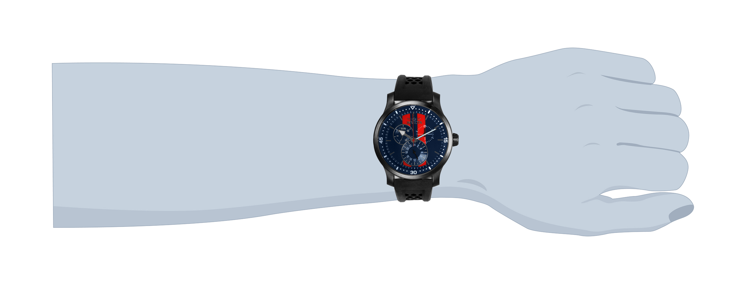 Invicta S1 Rally Men's Watch - 45mm, Black (34036)