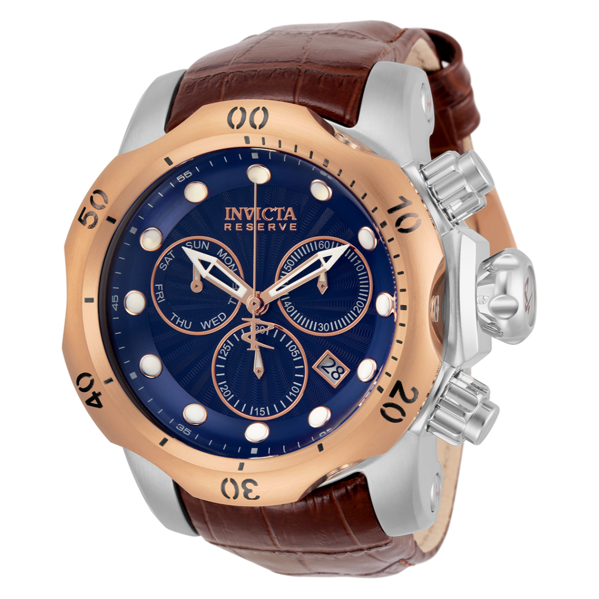 Invicta Reserve Venom Swiss Ronda Z60 Caliber Men's Watch - 53.7mm, Brown (32957)