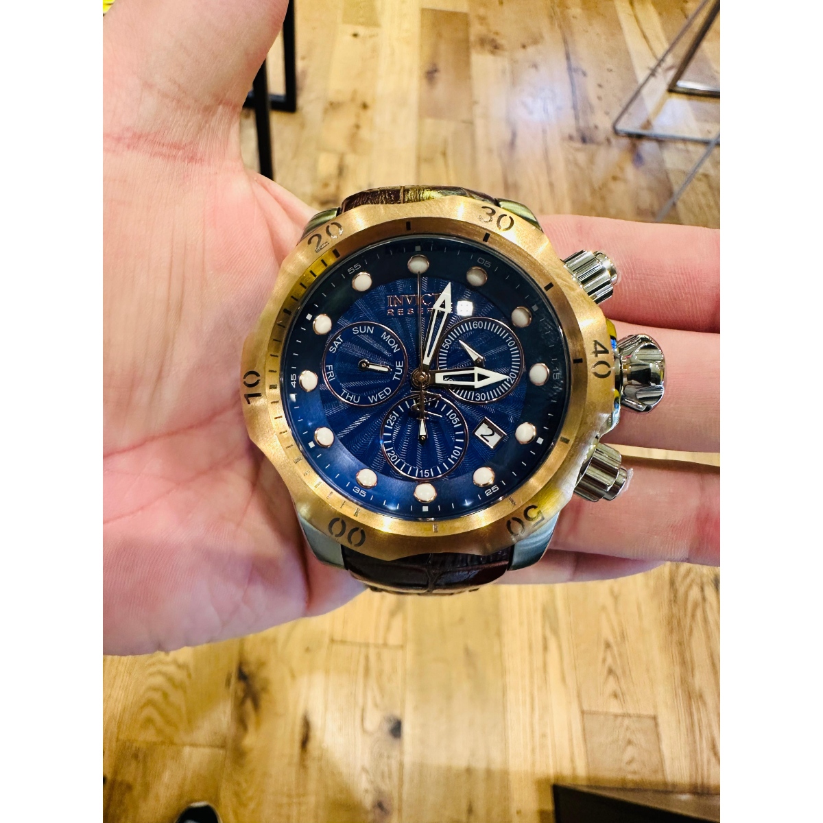 Invicta Reserve Venom Swiss Ronda Z60 Caliber Men's Watch - 53.7mm, Brown (32957)