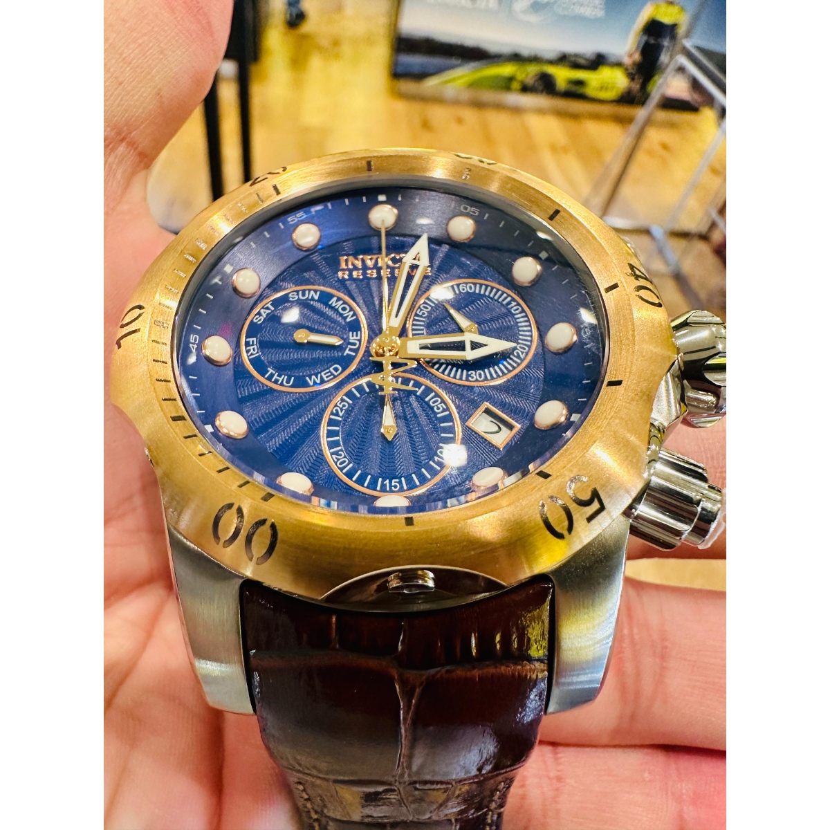 Invicta Reserve Venom Swiss Ronda Z60 Caliber Men's Watch - 53.7mm, Brown (32957)