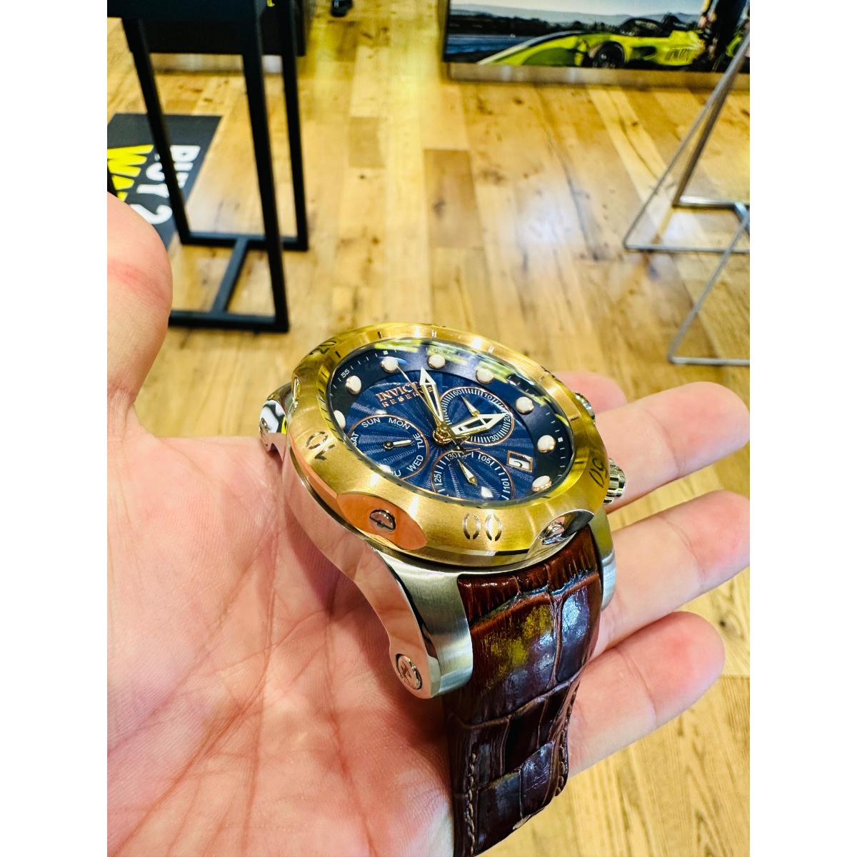 Invicta Reserve Venom Swiss Ronda Z60 Caliber Men's Watch - 53.7mm, Brown (32957)