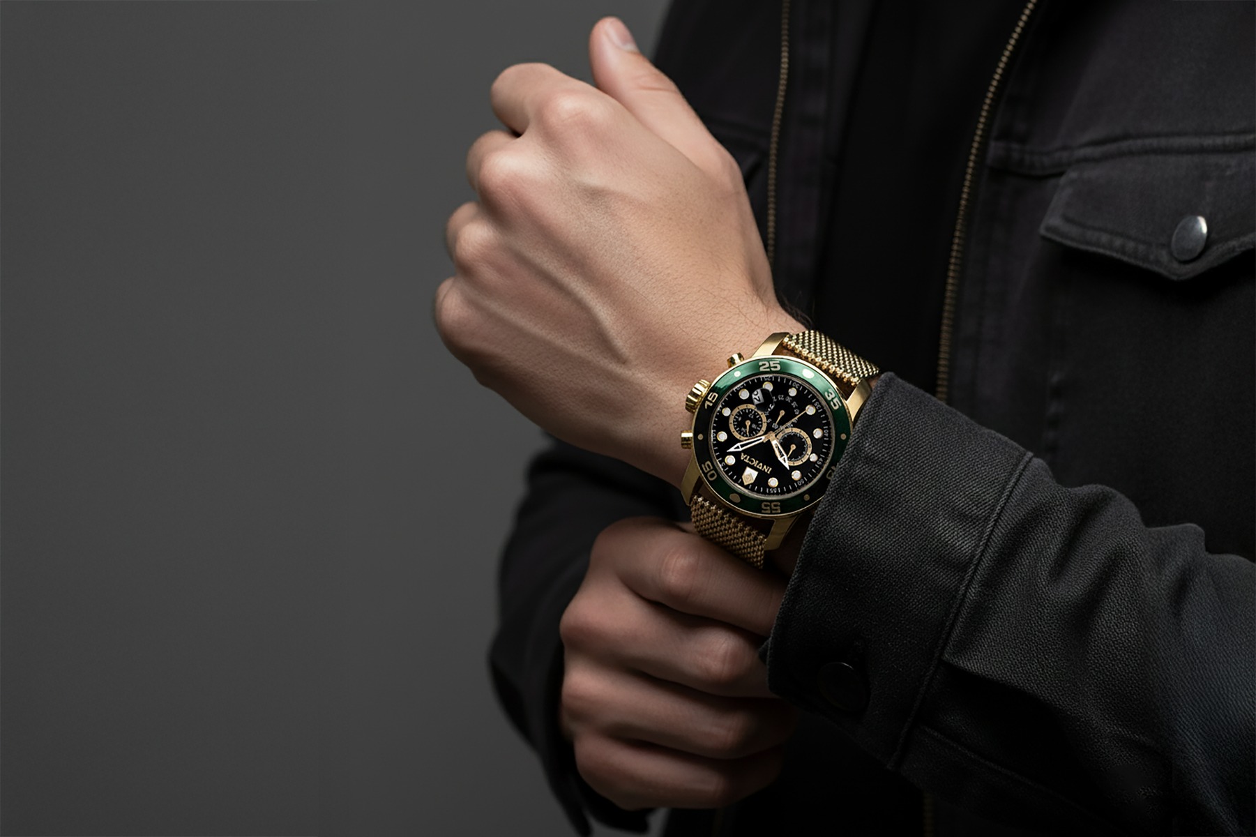 Invicta Pro Diver Atlas Men's Watch - 48mm, Gold (47632)