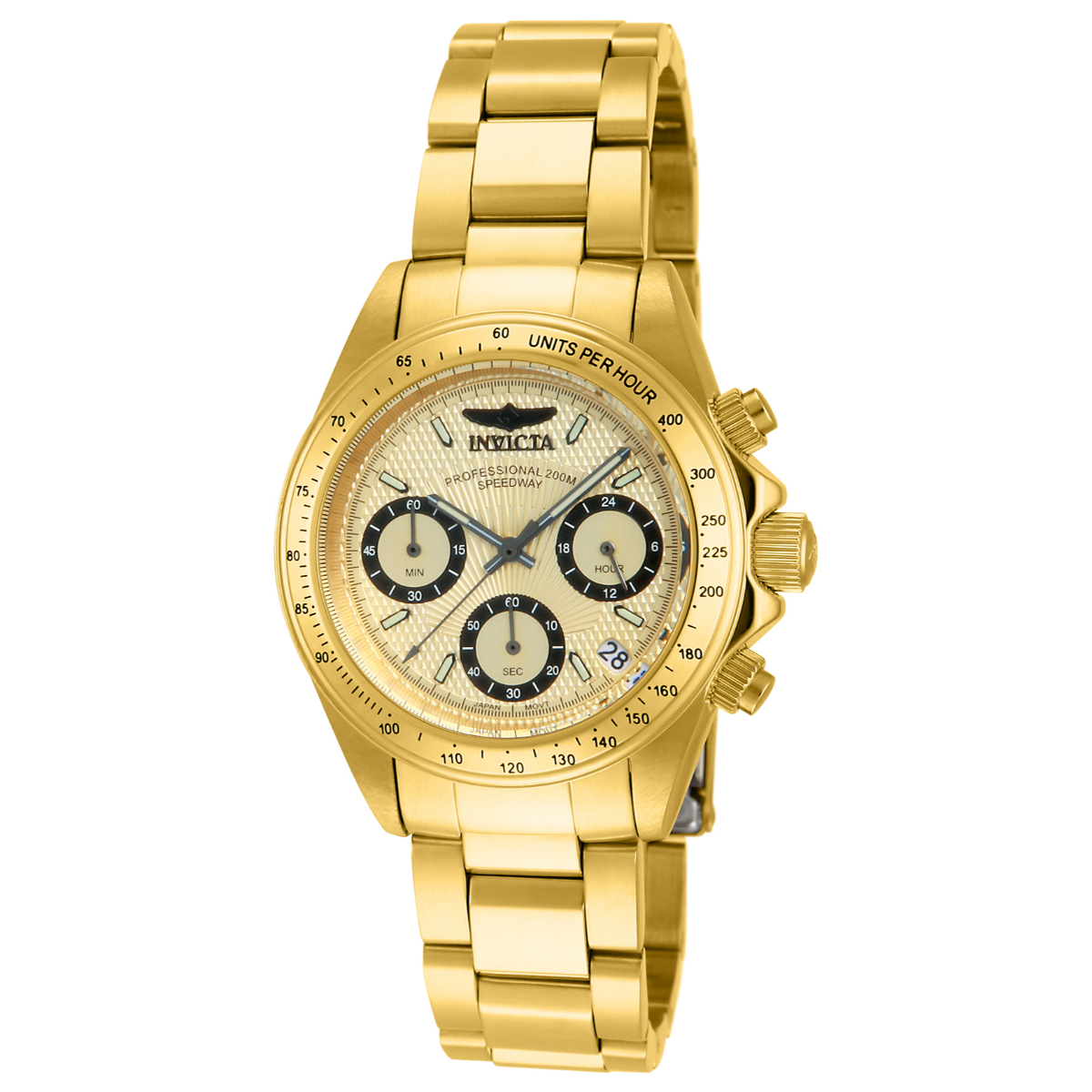 Invicta Speedway Women's Watch - 37mm, Gold (ZG-14931)