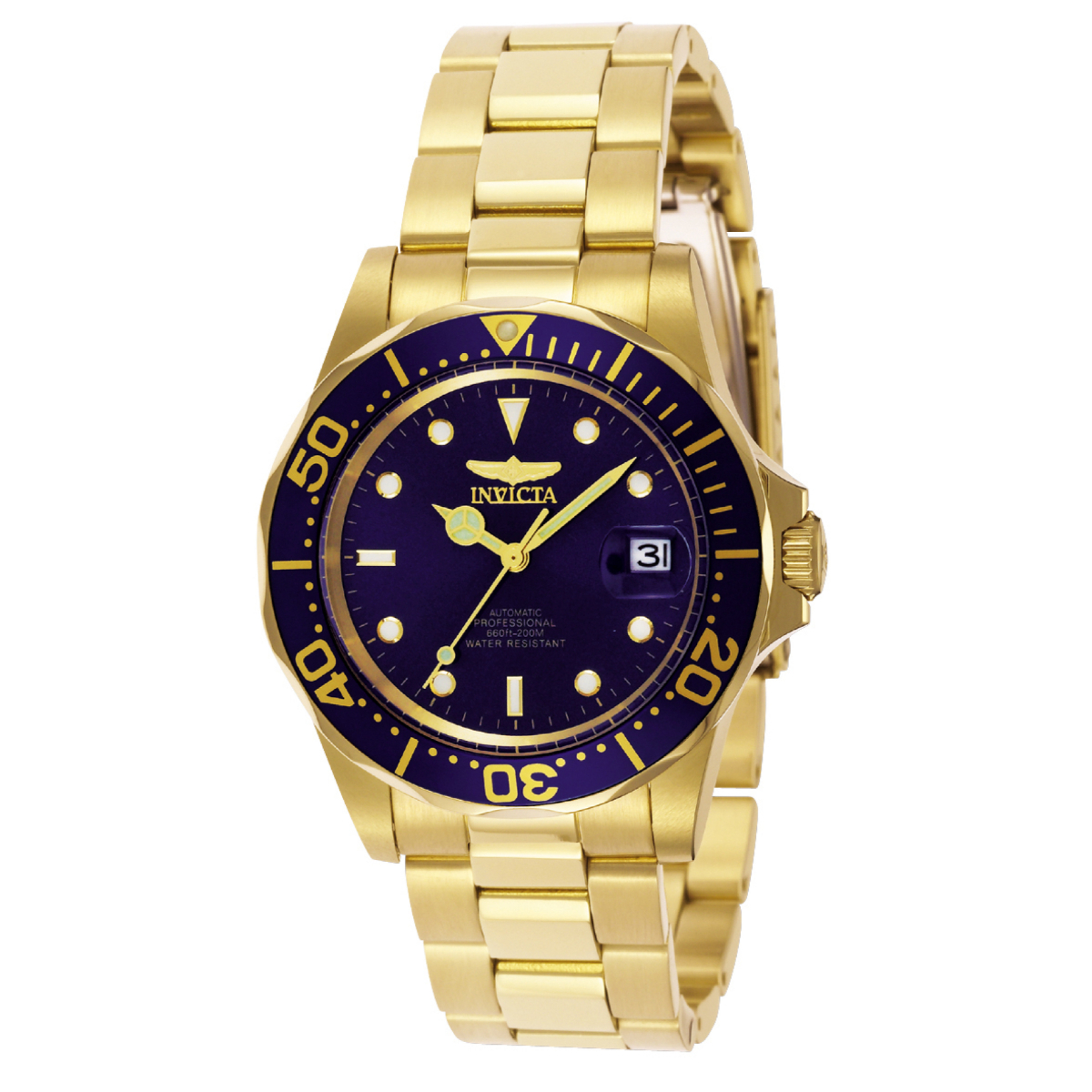 Invicta Pro Diver Automatic Men's Watch - 40mm. Gold (8930)