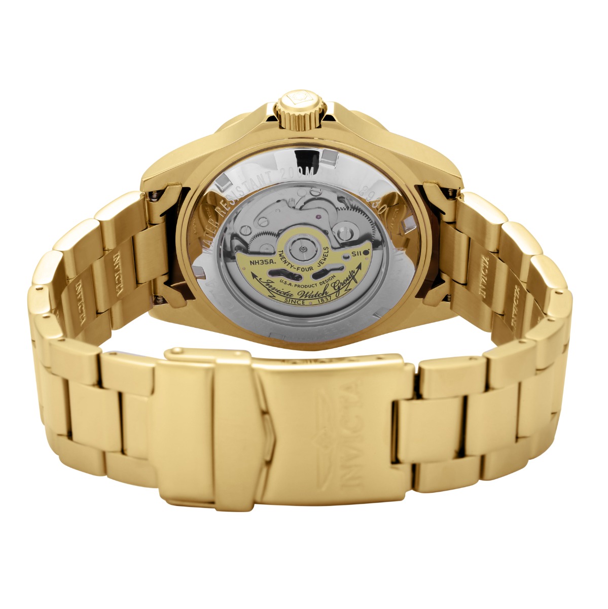 Invicta Pro Diver Automatic Men's Watch - 40mm. Gold (8930)