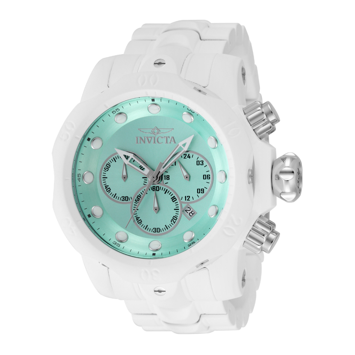 Invicta Venom Ghost Men's Watch - 53.7mm, Aqua Plating, Steel (48222)