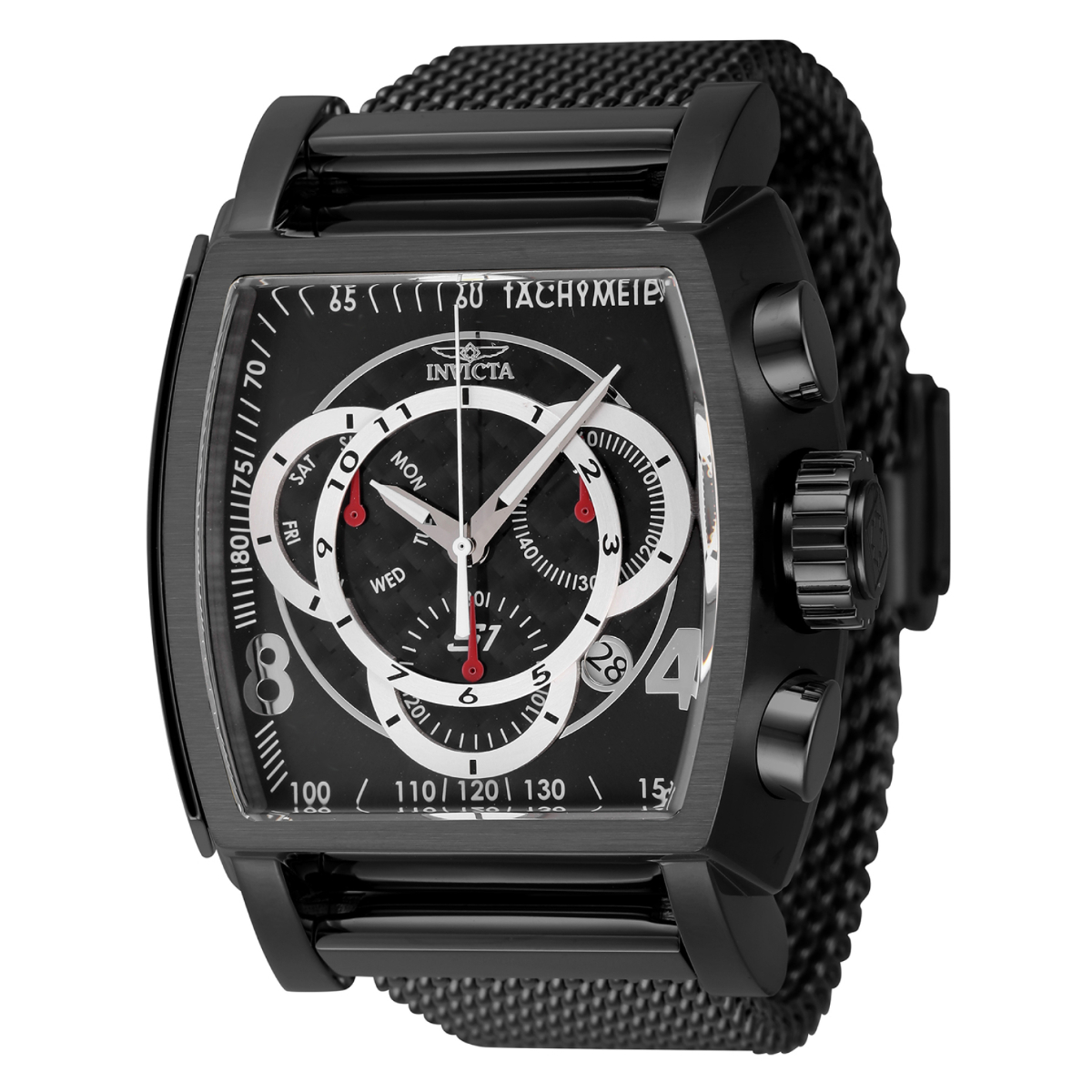 Invicta S1 Rally Swiss Ronda Z60 FE Caliber Men's Watch - 48mm. Black (46010)