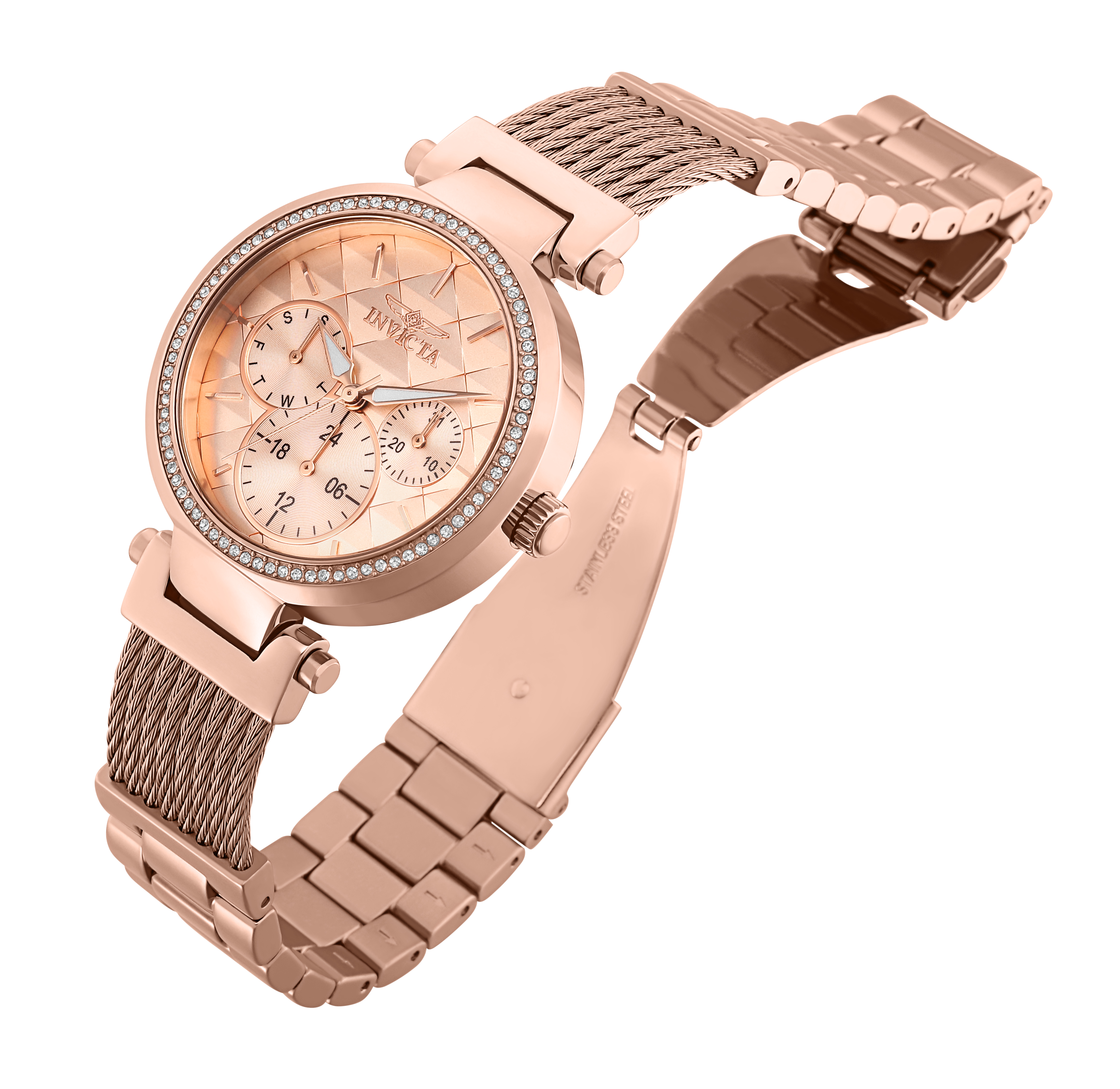 Invicta Angel Eterna Women's Watch - 36mm. Rose Gold (28920) 3 Invicta Angel Eterna Women's Watch - 36mm. Rose Gold (28920)