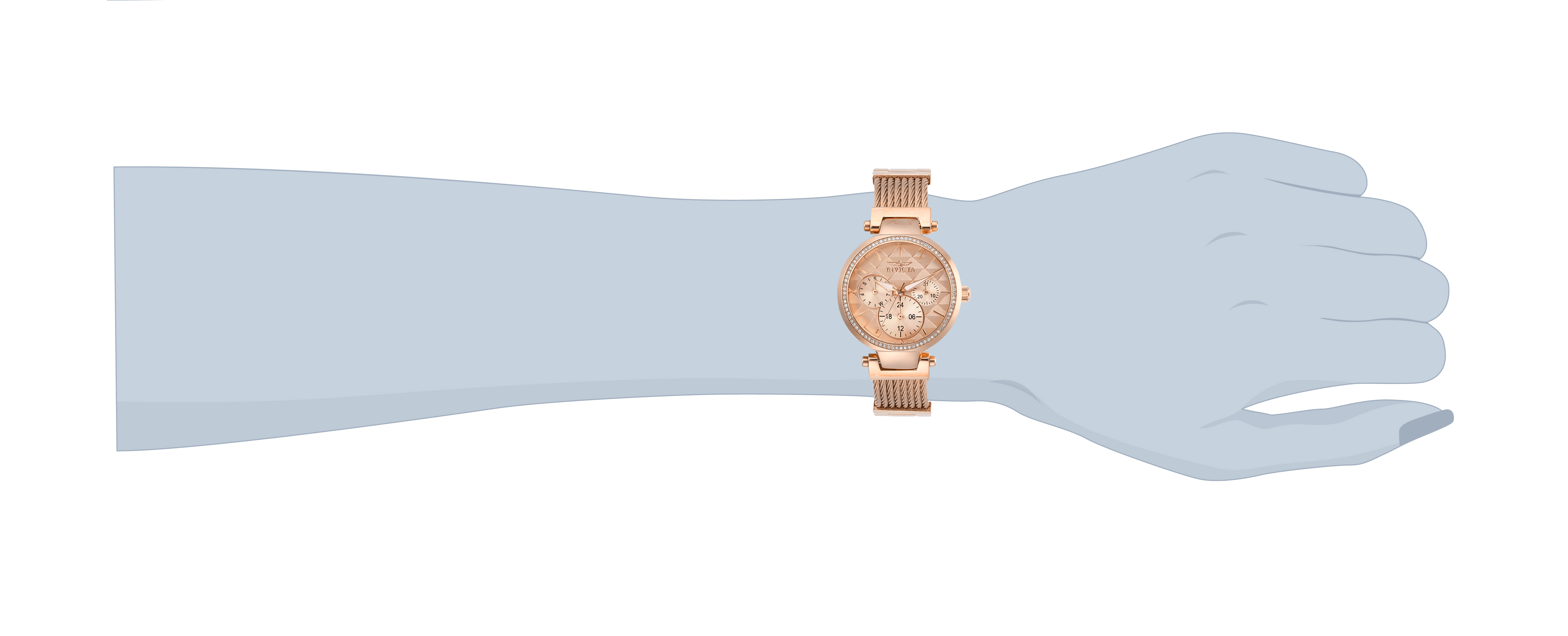 Invicta Angel Eterna Women's Watch - 36mm. Rose Gold (28920) 4 Invicta Angel Eterna Women's Watch - 36mm. Rose Gold (28920)