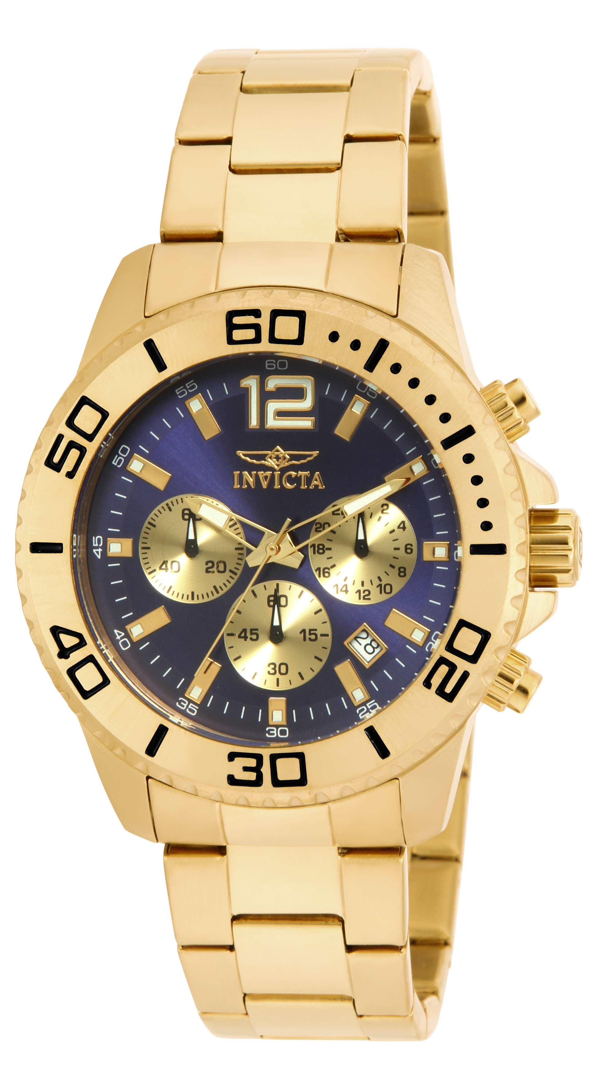 Invicta Pro Diver Men's Watch - 45mm, Gold (17402)
