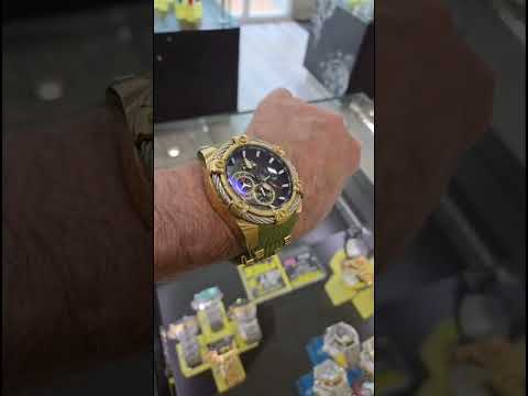 Invicta Bolt Vestige Men's Watch - 52mm, Green, Gold (48385)