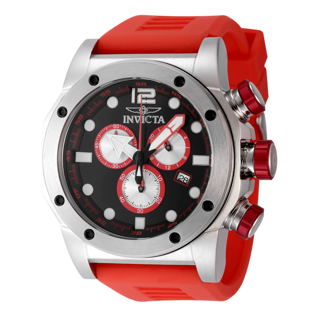 Invicta Sea Hunter Gen IV Men's Watch - 52mm, Red (48977)