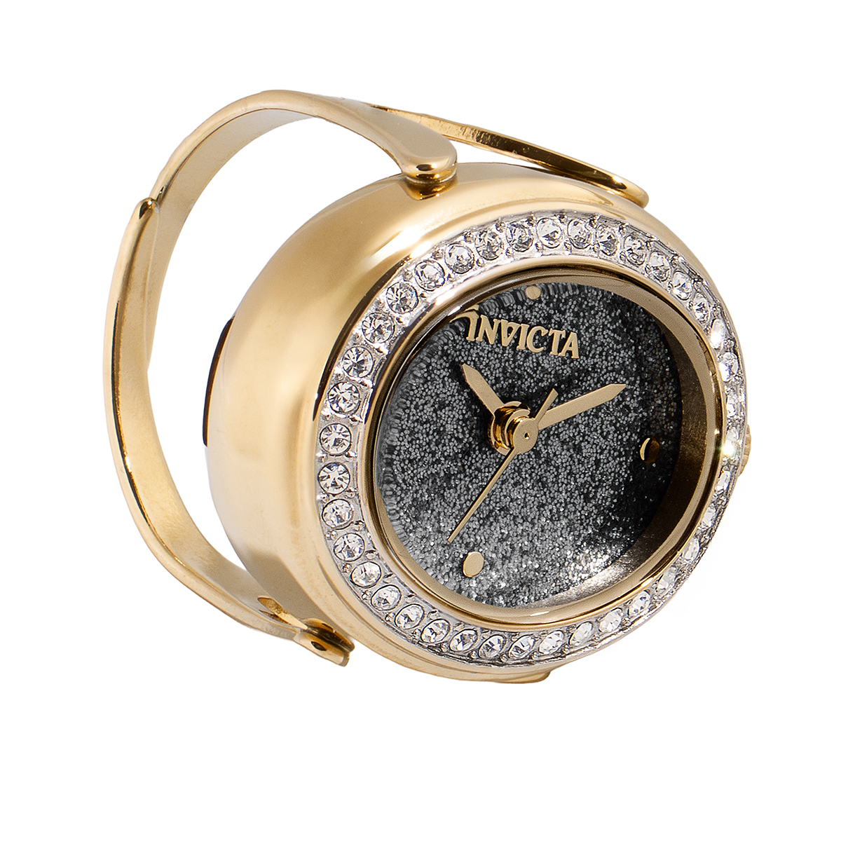 Invicta Mini Angel Women's Ring Watch - 24mm, Gold (49601)