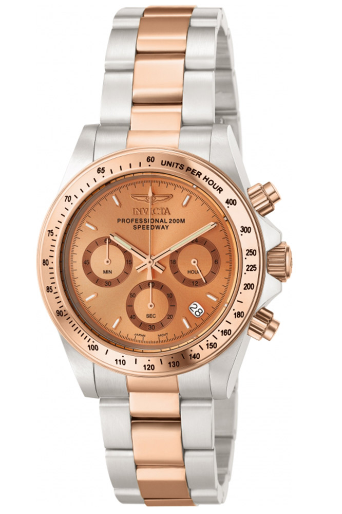 Invicta Speedway Men's Watch - 39.5mm, Steel, Rose Gold (ZG-6933)