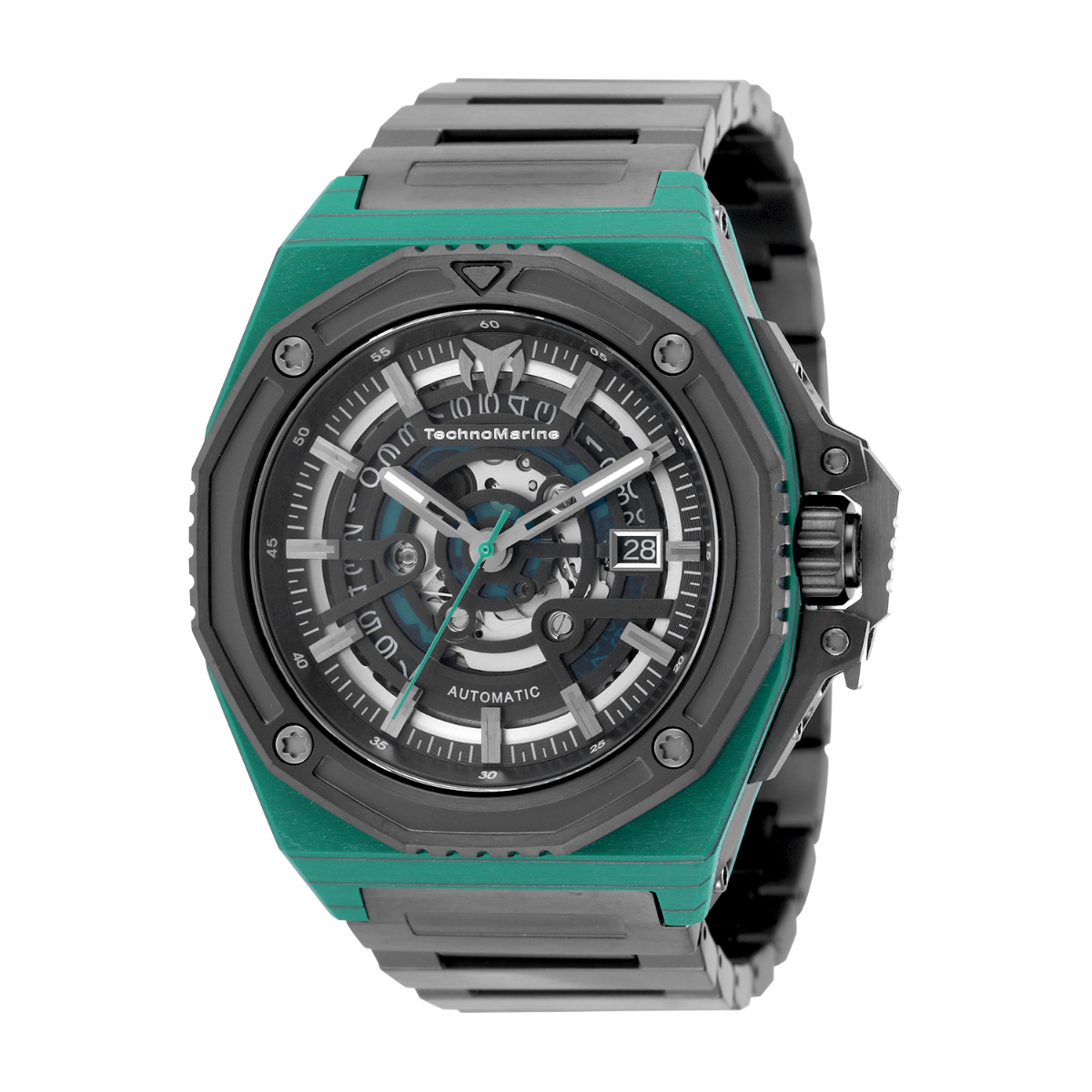 TechnoMarine Carbon Nautic Marine Automatic Men's Watch - 45mm, Black (TM-525002)