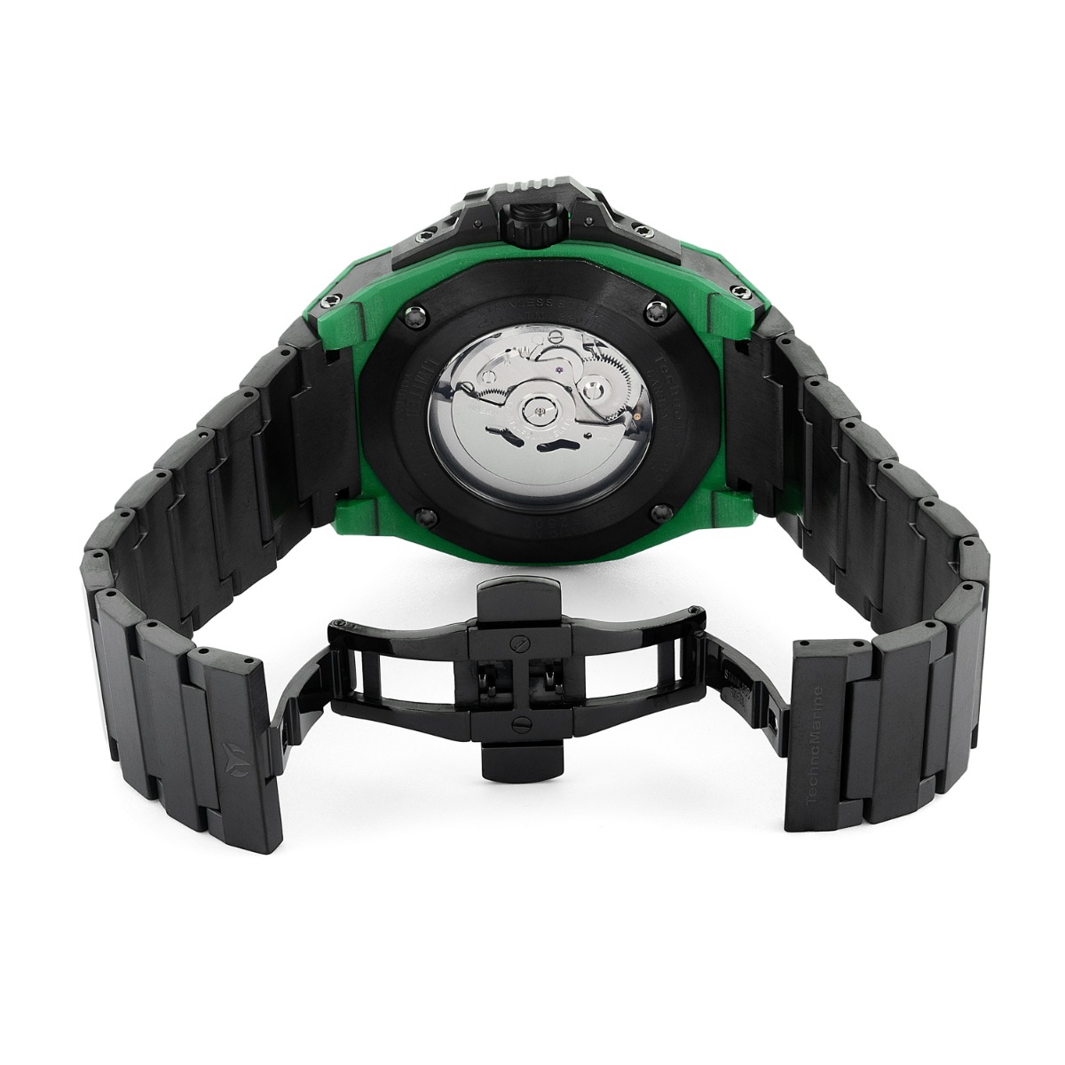 TechnoMarine Carbon Nautic Marine Automatic Men's Watch - 45mm, Black (TM-525002)