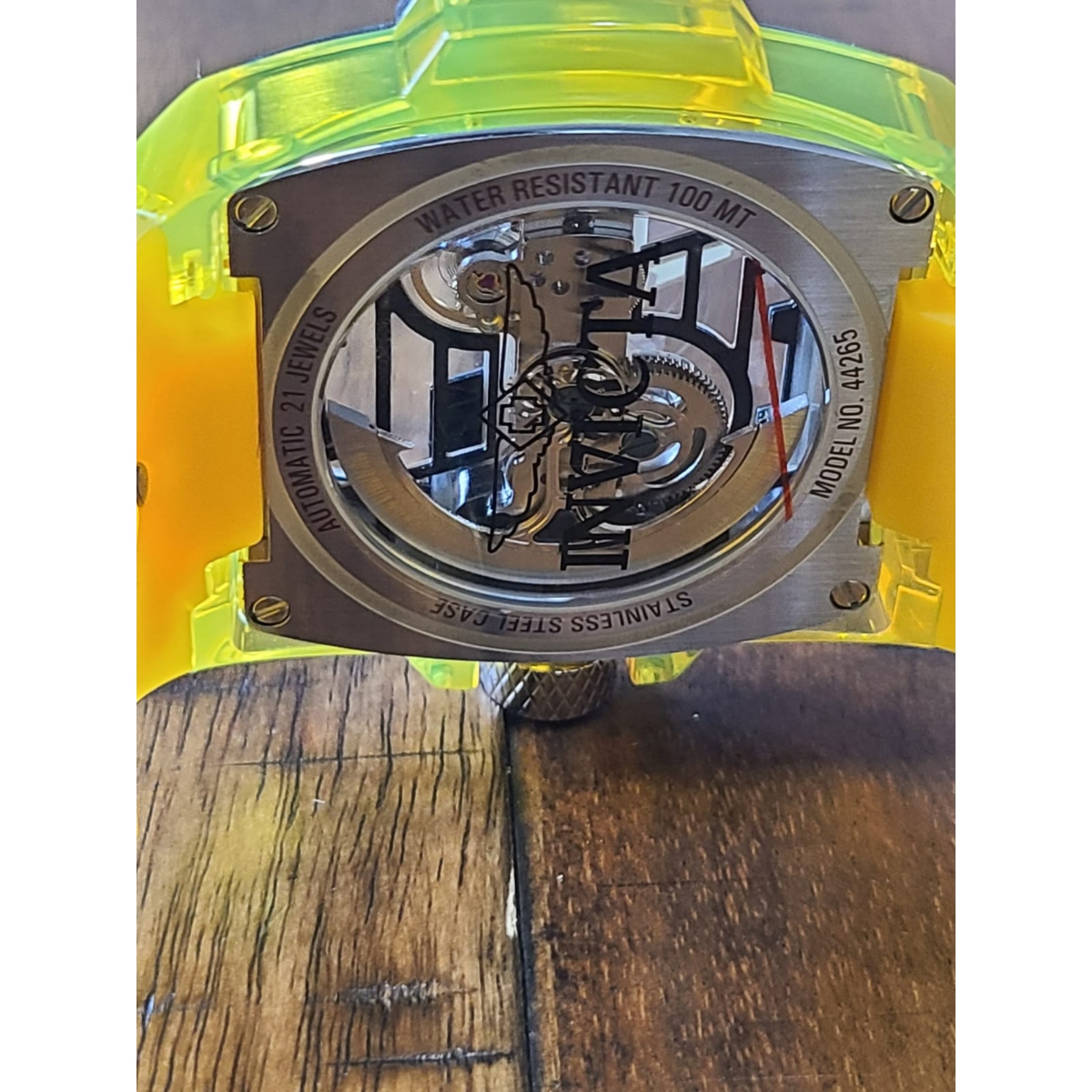 Invicta Anatomic Automatic Men's Watch w/ Skeleton Dial - 54.6mm, Yellow (44265)