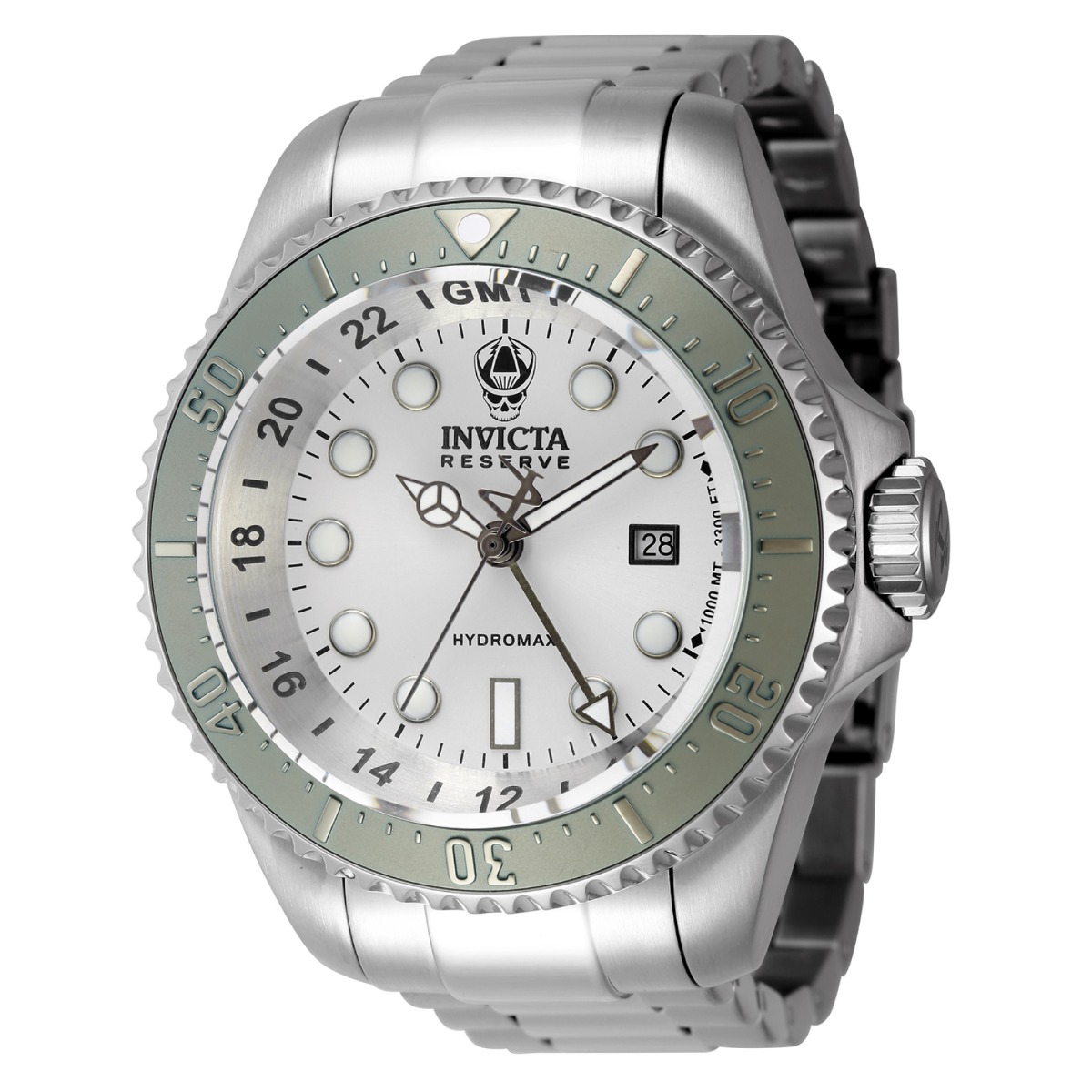 Invicta Reserve Hydromax Swiss Ronda 515.24H Caliber Men's Watch - 52mm, Steel (45473)