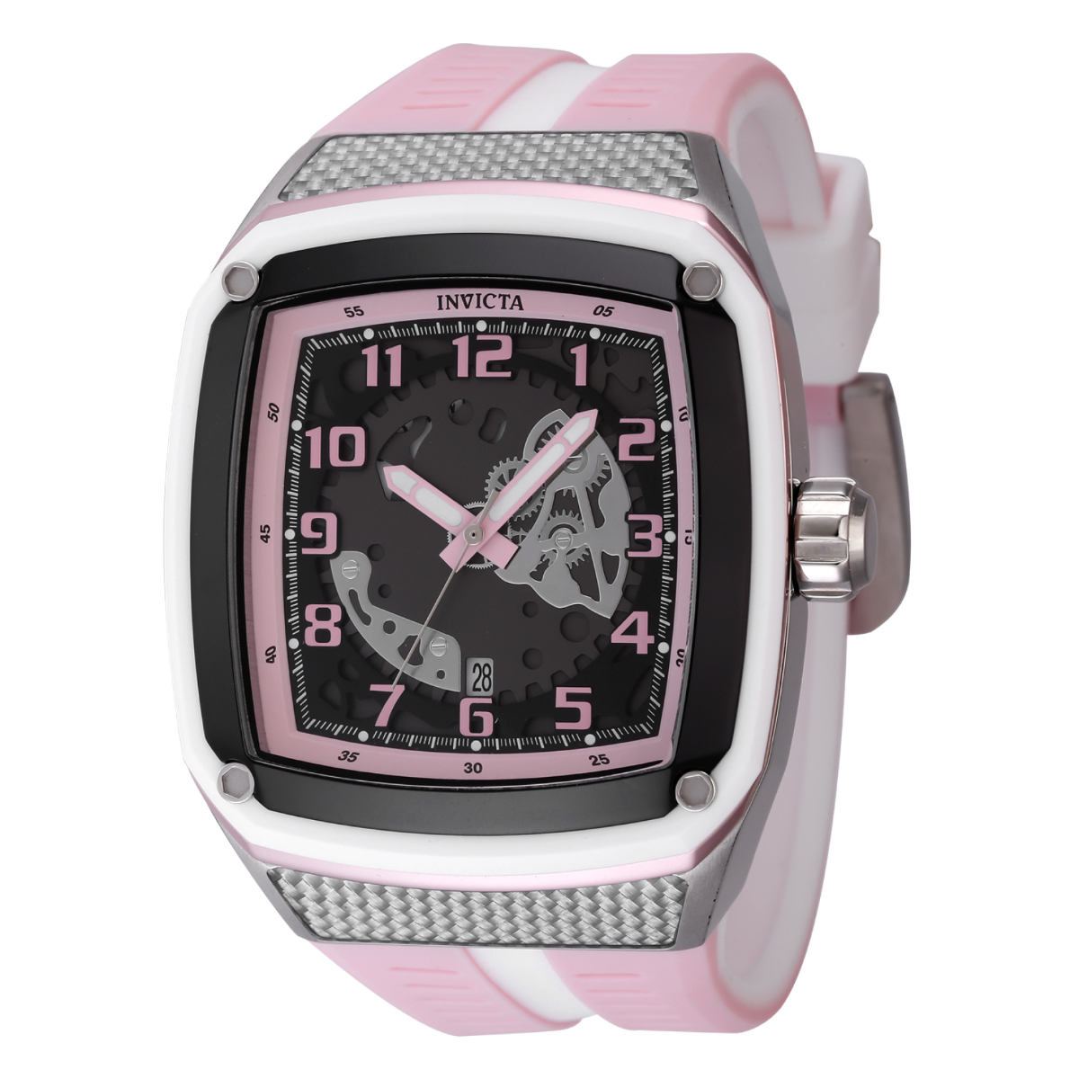 Invicta Racing JM Limited Edition Men's Watch - 45.5mm. Pink. White (48069)