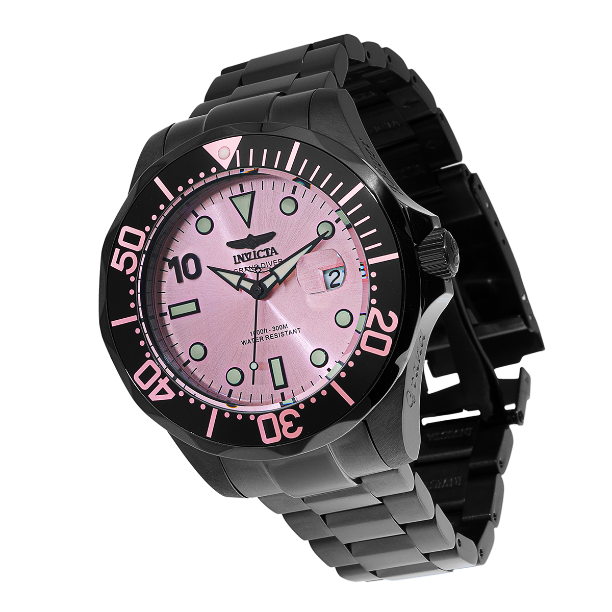 Invicta Grand Diver Miami Edition Automatic Men's Watch - 47mm, Black (47187)