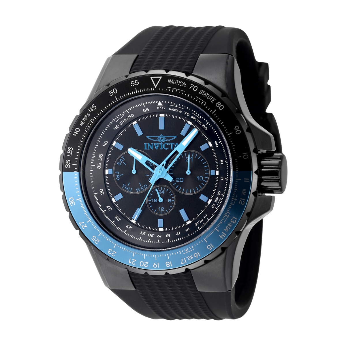 Invicta Aviator Skyshock Men's Watch - 50mm, Black (39278)