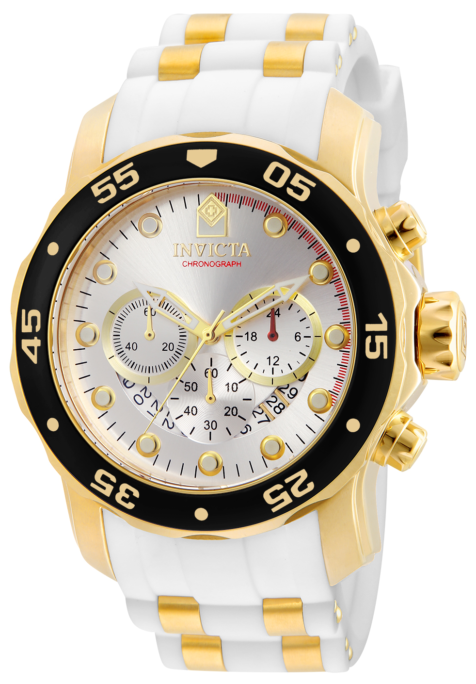 Invicta Pro Diver SCUBA Men's Watch - 48mm, Gold, White (20292)