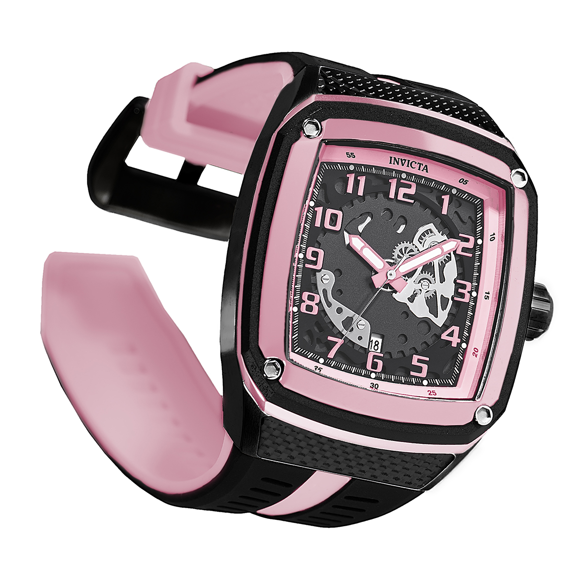 Invicta Racing JM Limited Edition Men's Watch - 45.5mm. Pink. Black (48068)