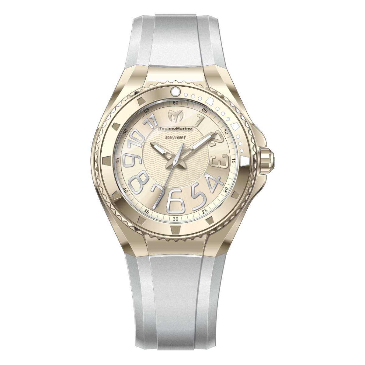 TechnoMarine Lusso Mare Unisex Watch - 38mm, White (TM-225044)