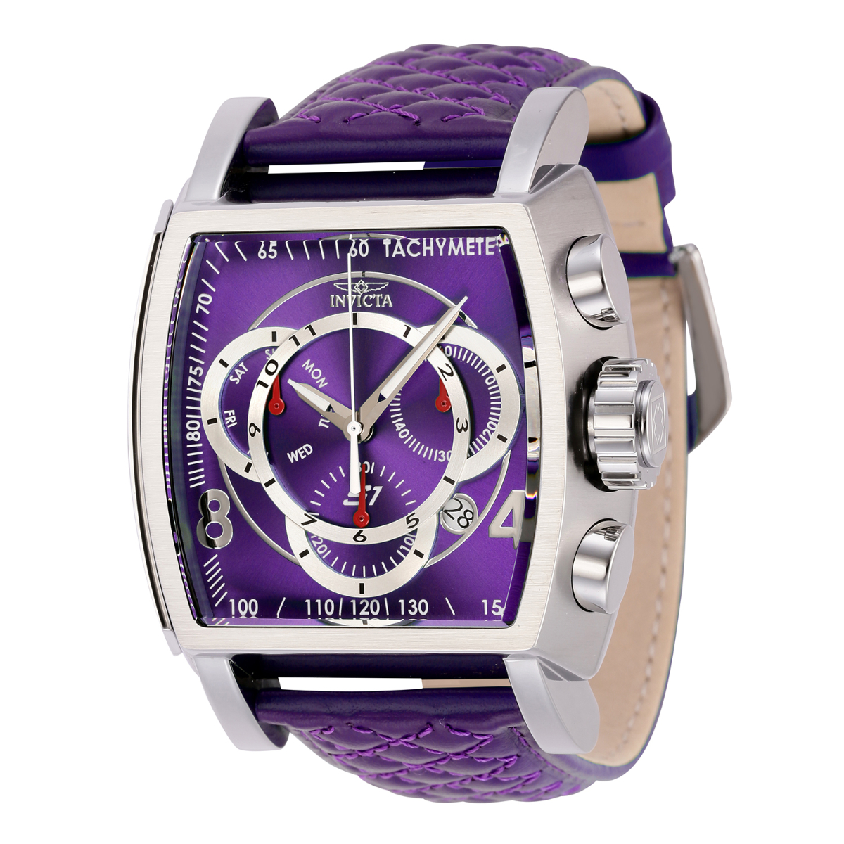 Invicta S1 Rally Swiss Ronda Z60 FE Caliber Men's Watch - 48mm, Purple (44038)