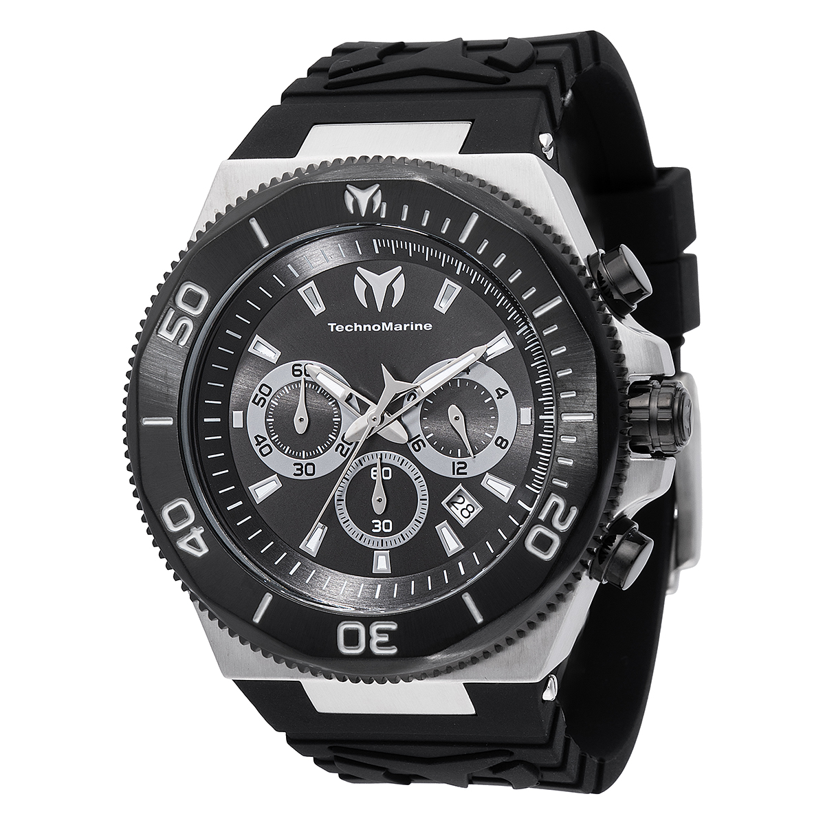 TechnoMarine Manta Ocean Men's Watch - 49mm, Black (TM-224014)