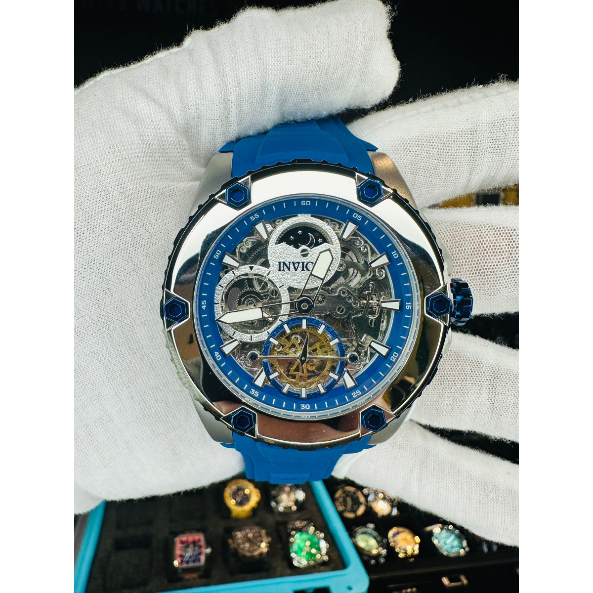 Invicta Akula Automatic Men's Watch - 51mm, Blue (42761)