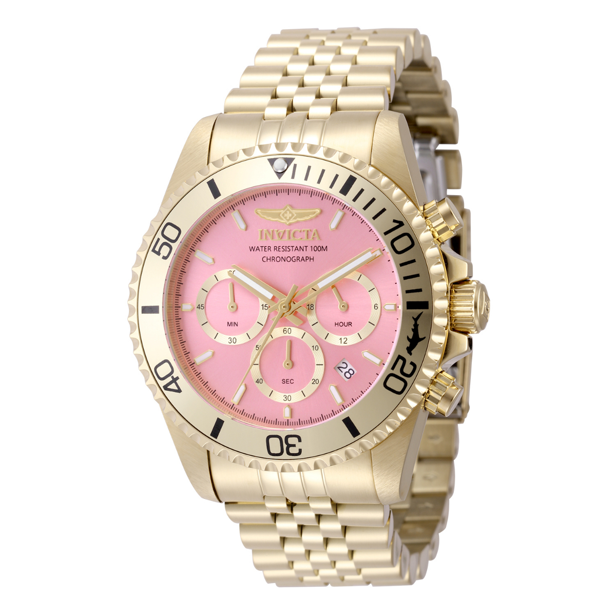 Invicta Pro Diver Titan Men's Watch - 43mm, Gold (49836)