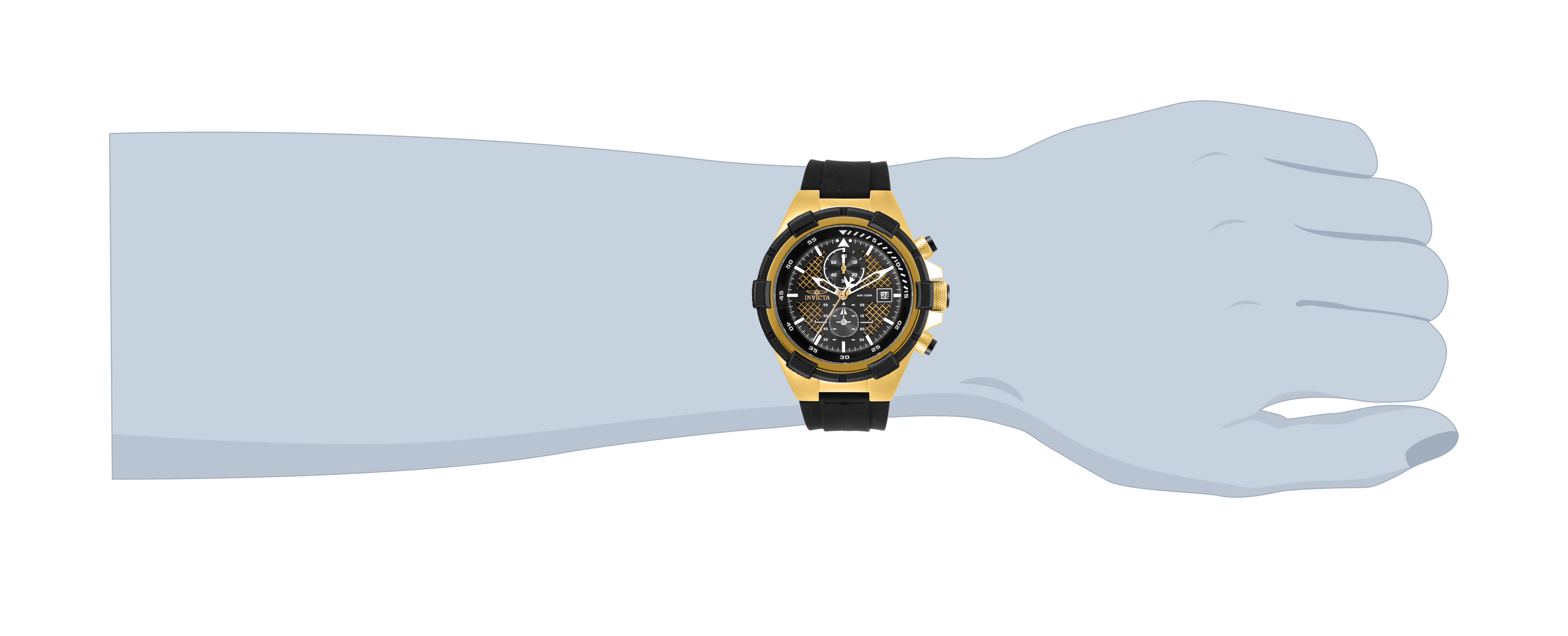 Invicta Aviator JetFrame Men's Watch - 50.5mm. Black (28100)