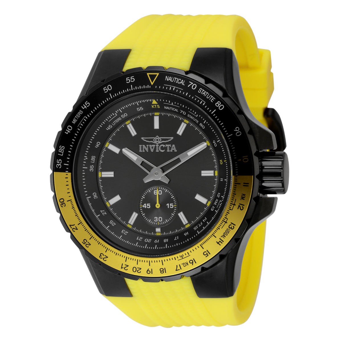 Invicta Aviator Men's Watch - 50mm, Yellow (ZG-49301)