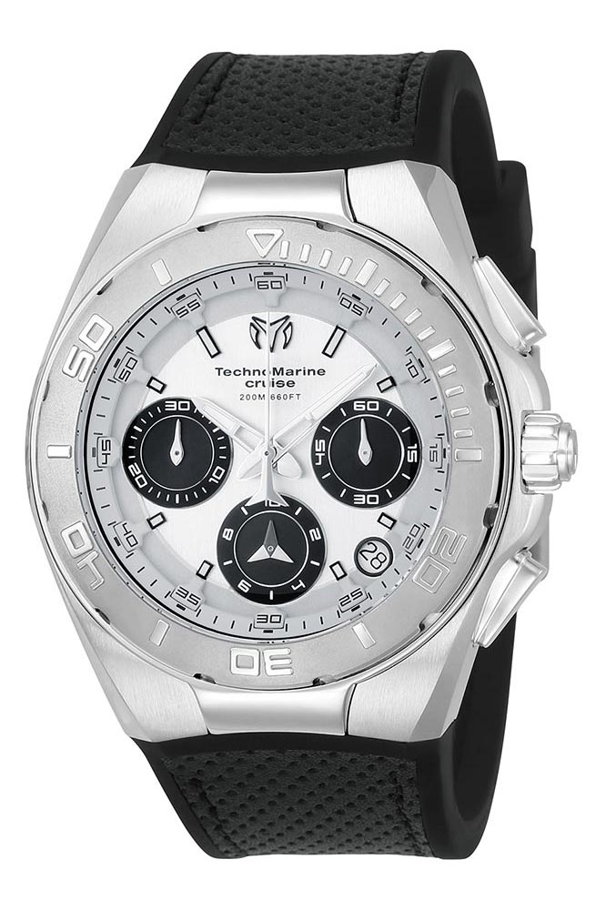 TechnoMarine Cruise Steel Men's Watch - 45mm, Black (TM-115345)