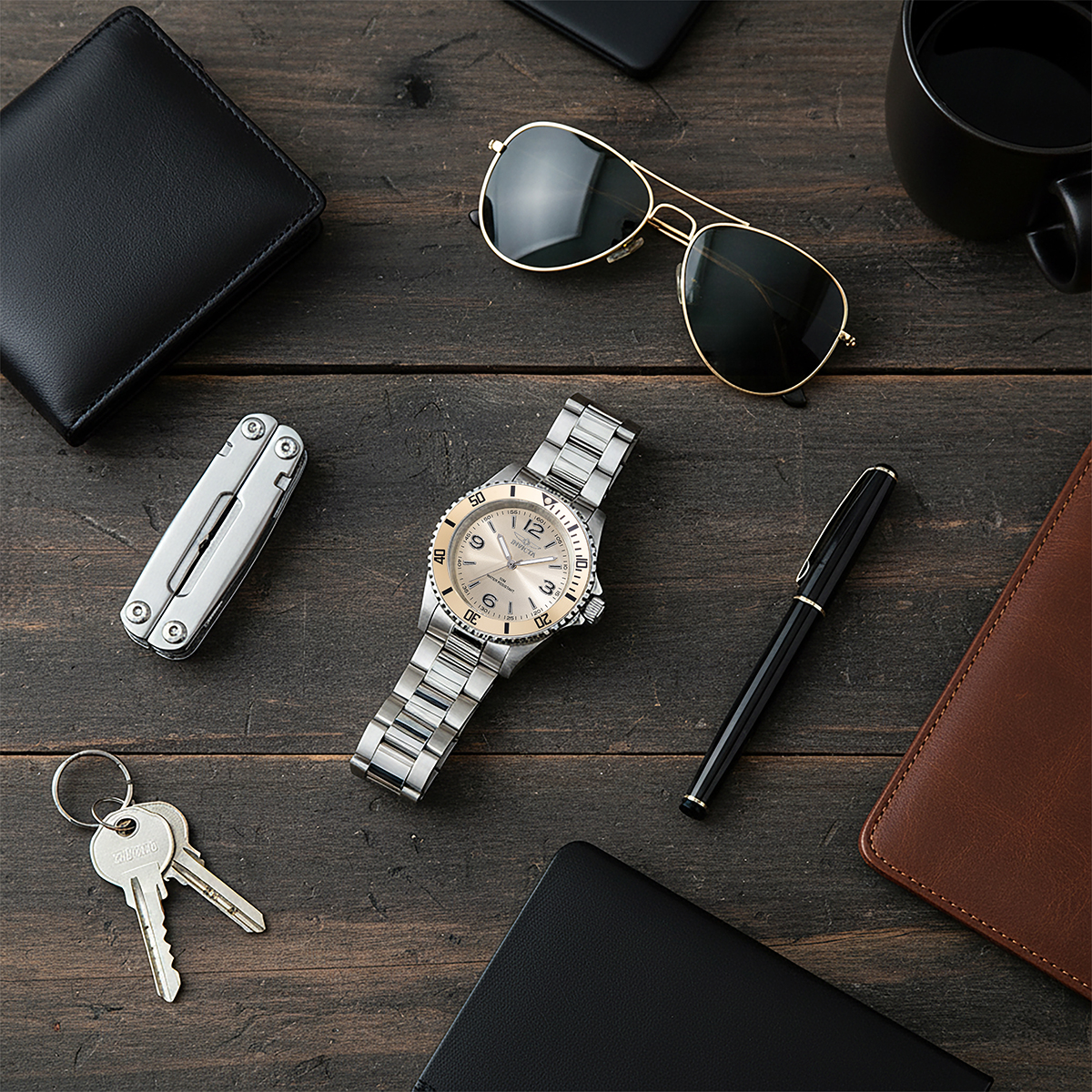 Invicta Specialty Rowan Men's Watch - 40mm, Steel (49347) 5 Invicta Specialty Rowan Men's Watch - 40mm, Steel (49347)