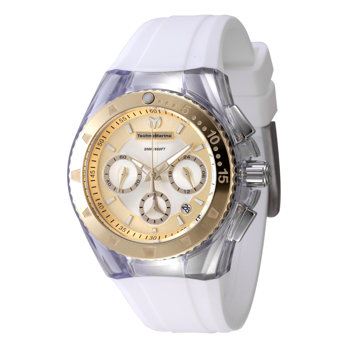 TechnoMarine Cruise Pearl Women's Watch - 40mm, White (TM-116002)