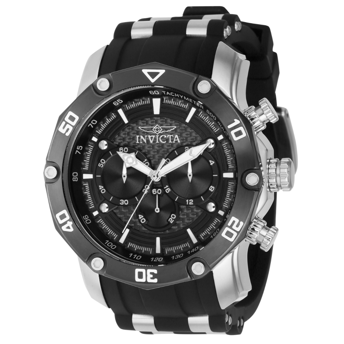 Invicta Pro Diver Men's Watch - 50mm, Steel, Black (37716)