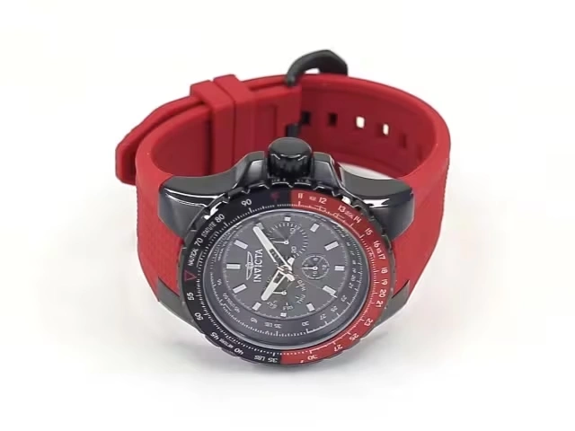 Invicta Aviator Skyshock Men's Watch - 50mm, Red (33039)