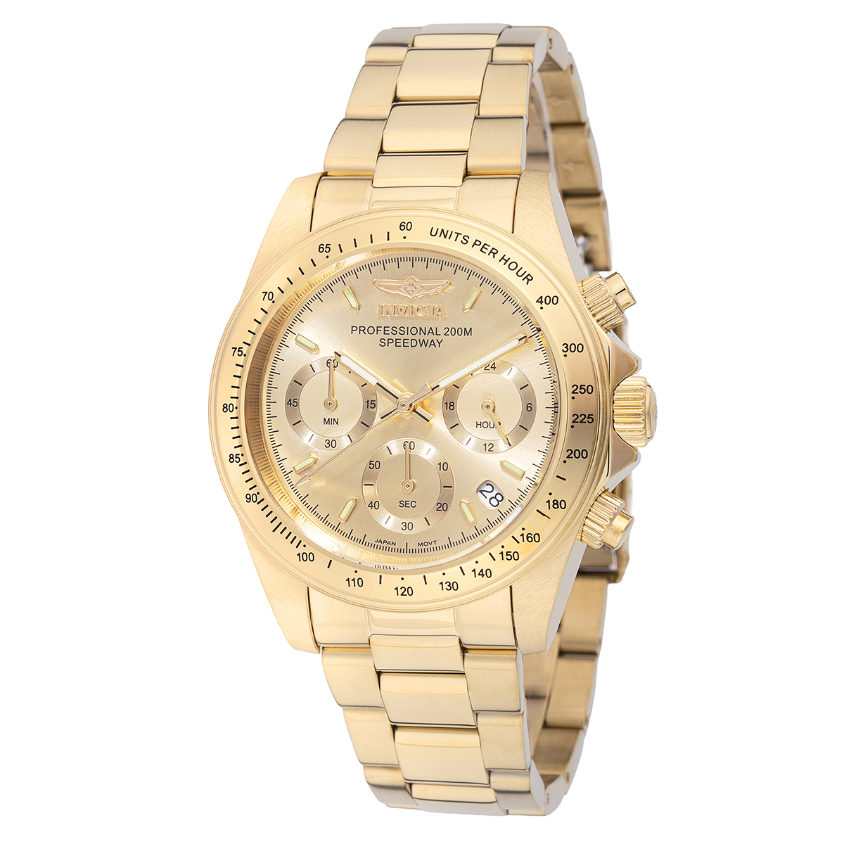 Invicta Speedway Men's Watch - 39.5mm, Gold (49909)