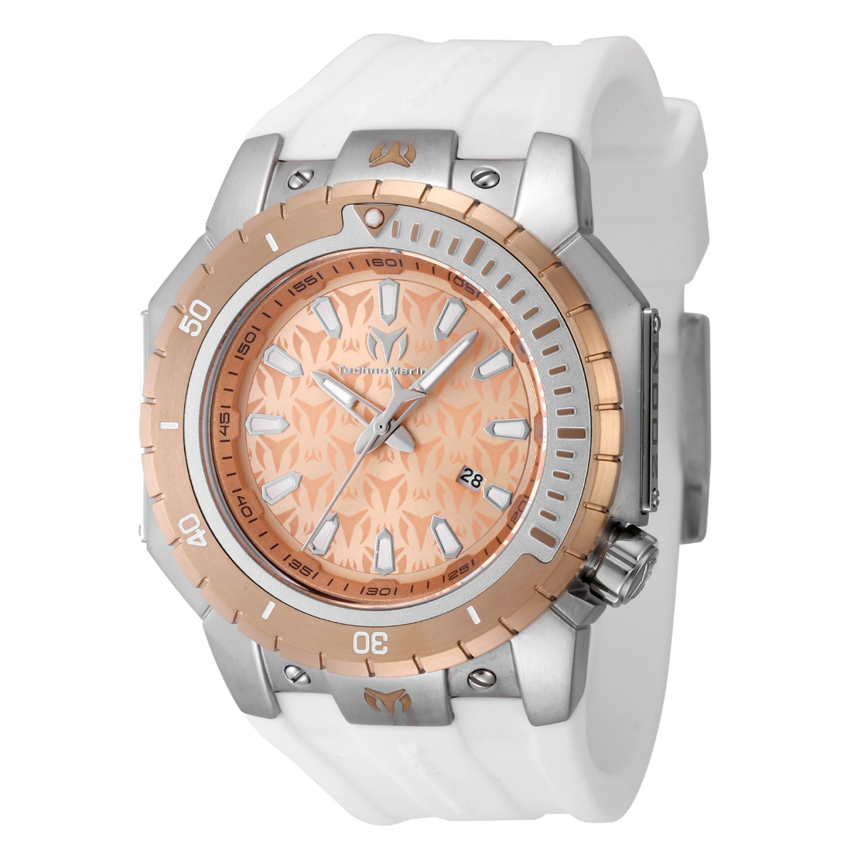 TechnoMarine Manta Sea Men's Watch - 48.9mm, White (TM-224005)