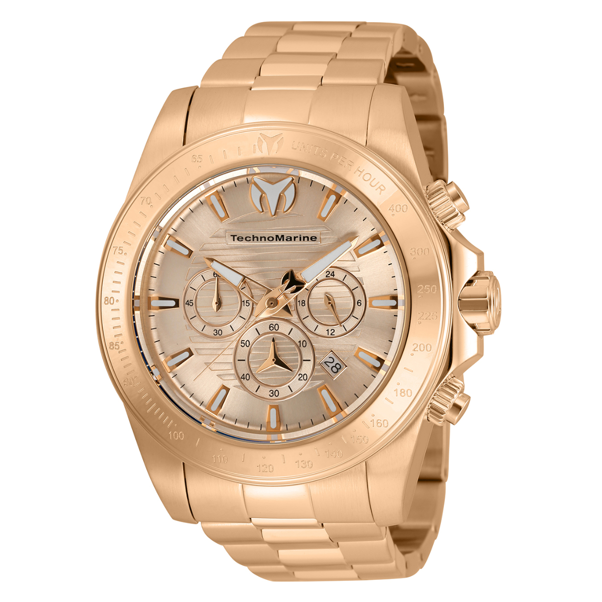 TechnoMarine Manta Grand Men's Watch - 47mm. Rose Gold (TM-220138)