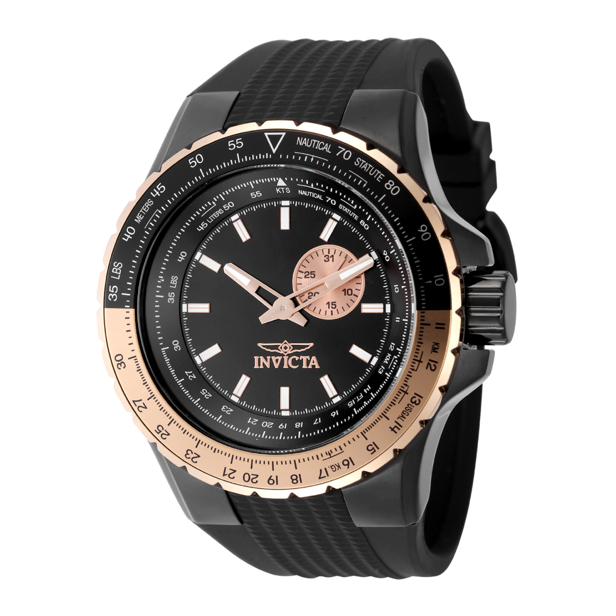 Invicta Aviator Men's Watch - 50mm, Black (ZG-49725)