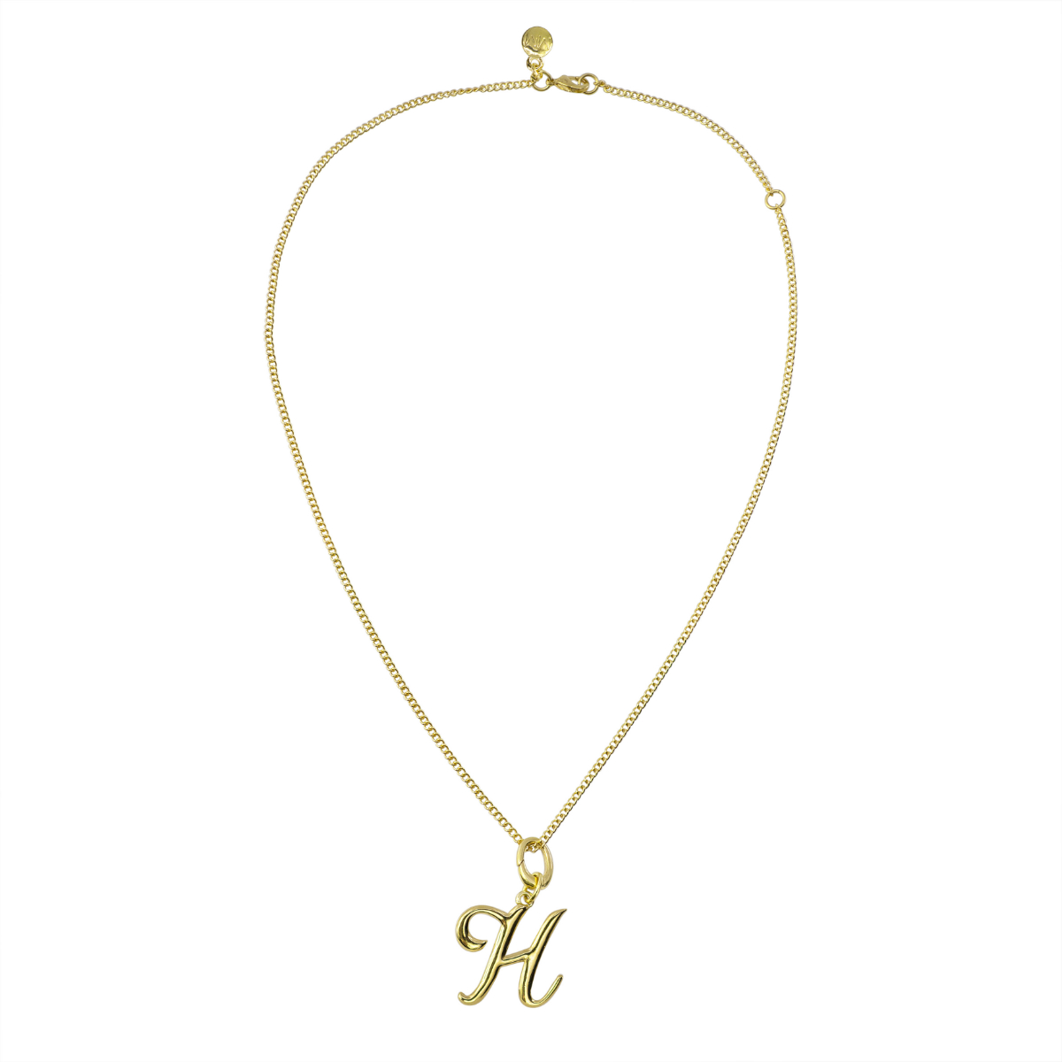 Invicta Angel Women's Initial H Necklace, Gold, 18" (MM-00674)