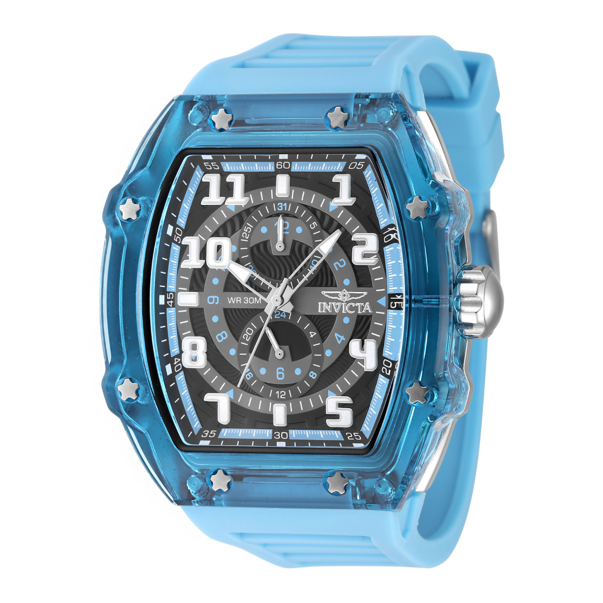 Invicta Racing Cyclone Men's Watch - 48.5mm, Blue (48444)