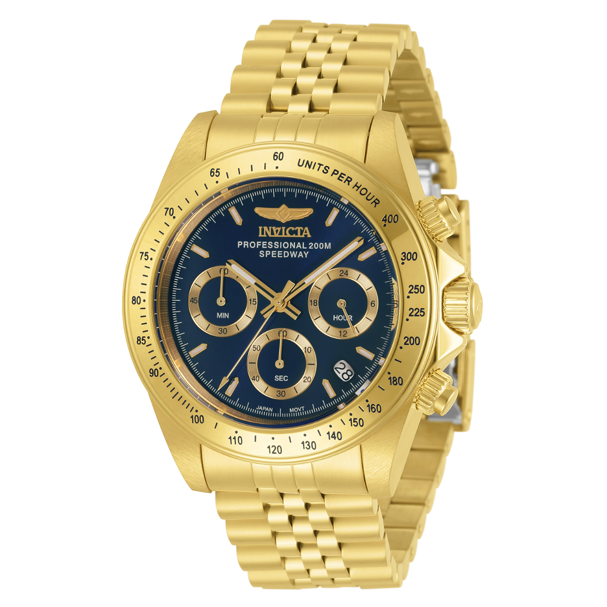 Invicta Speedway Men's Watch - 39.5mm, Gold (30999)